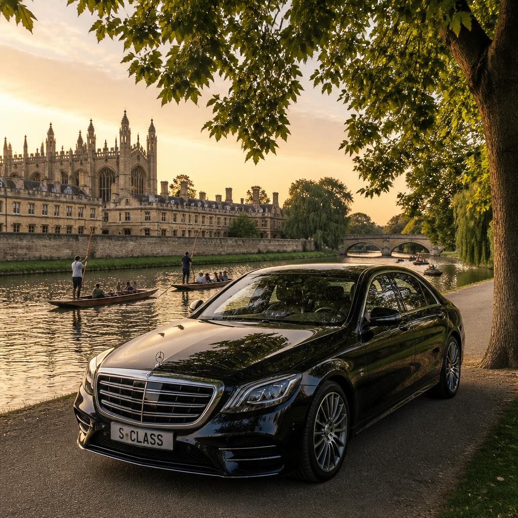 King's College Chapel and the River Cam — private chauffeur tour of Cambridge from London